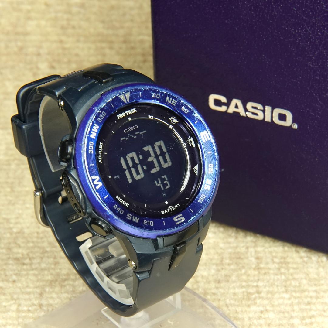 カシオ プロトレック PRG-330 トリプルセンサー タフソーラー キャンプ