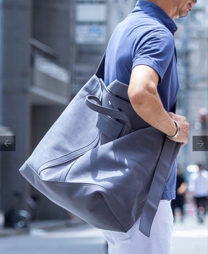 zattu ビッグトートバッグ BICMACS ビックマックス　スレートグレー