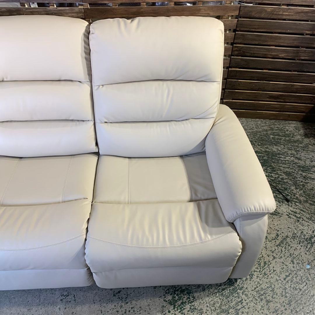 J853 NITORI N リクライニング ソファ 3人掛け