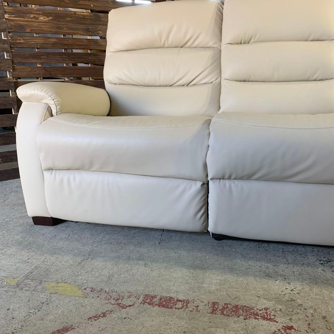 J853 NITORI N リクライニング ソファ 3人掛け