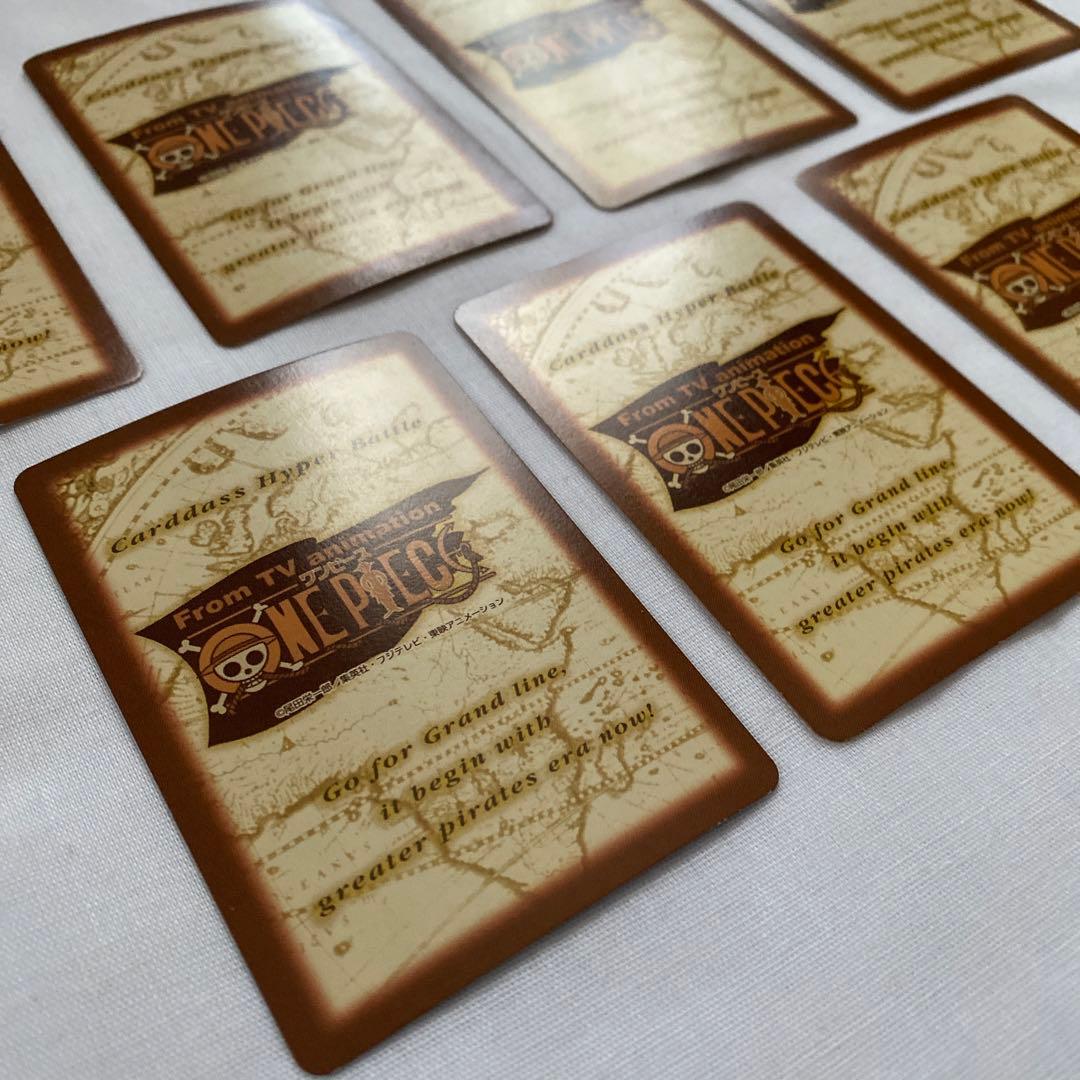 ワンピース カードダス　ハイパーバトル　箔押し　7枚セット