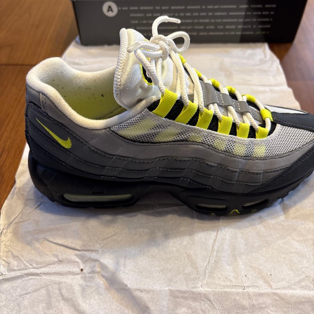 靴 Nike Air Max 95 OG Neon Yellow 2020 25cm