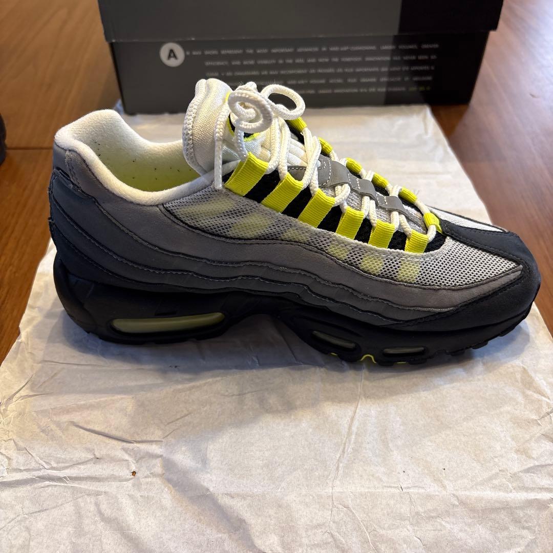 靴 Nike Air Max 95 OG Neon Yellow 2020 25cm