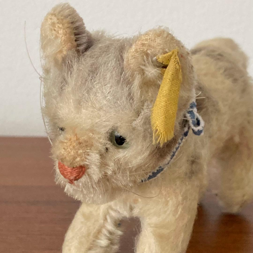 オールドシュタイフ　シュタイフ　子猫　tabby　ドイツ　ヴィンテージ