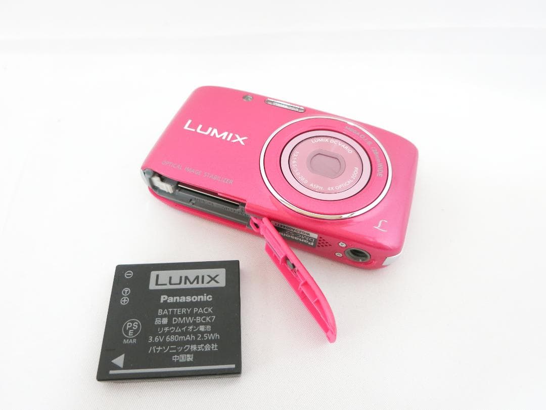 オススメ美品★デジカメ Panasonic LUMIX DMC-S2 ピンク