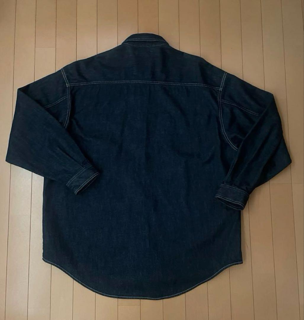 Graphpaper ダークデニム 長袖シャツ　M
