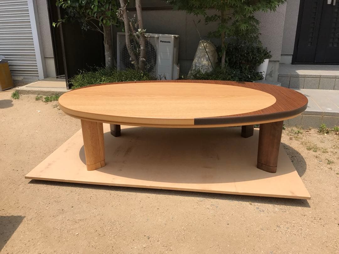 楕円こたつ150日本製・ヒーター付き