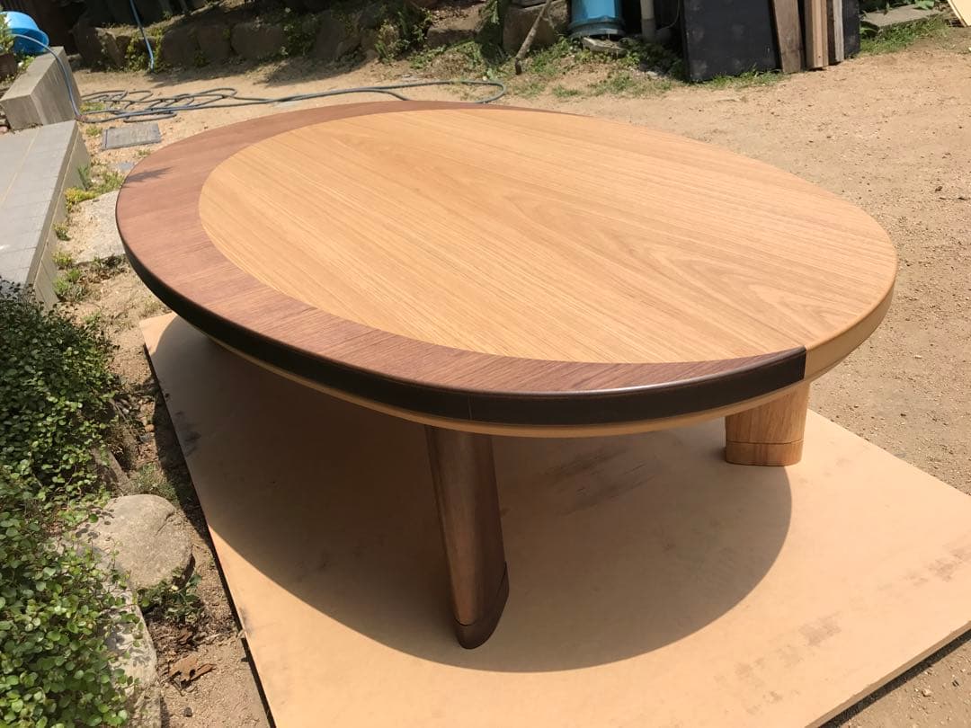 楕円こたつ150日本製・ヒーター付き