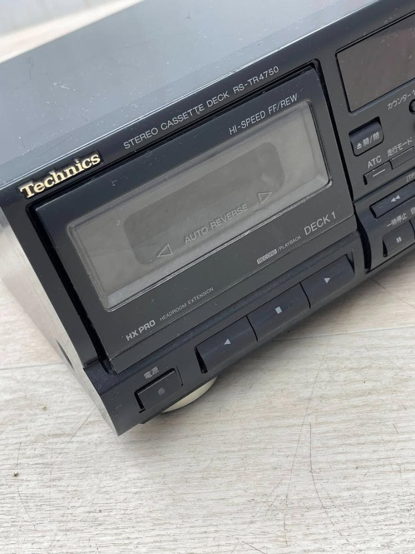 テクニクス カセットデッキ RS-TR4750 動作確認済 ダブルカセット