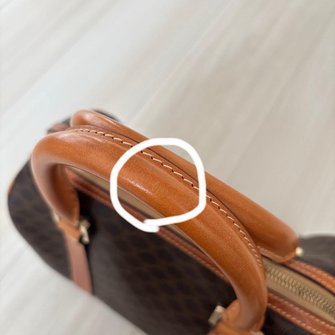 【CELINE セリーヌ】マカダム ミニボストン ハンドバッグ