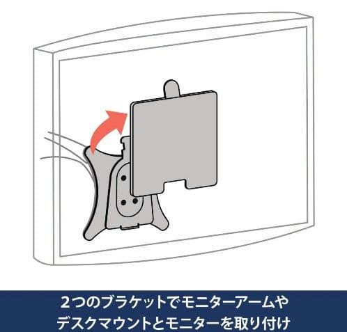 【美品】ergotron モニターアームLXとクイックリリースブラケットのセット