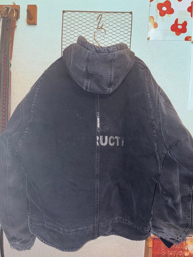 Carhattt アクティブジャケット　ダークネイビー　フェード