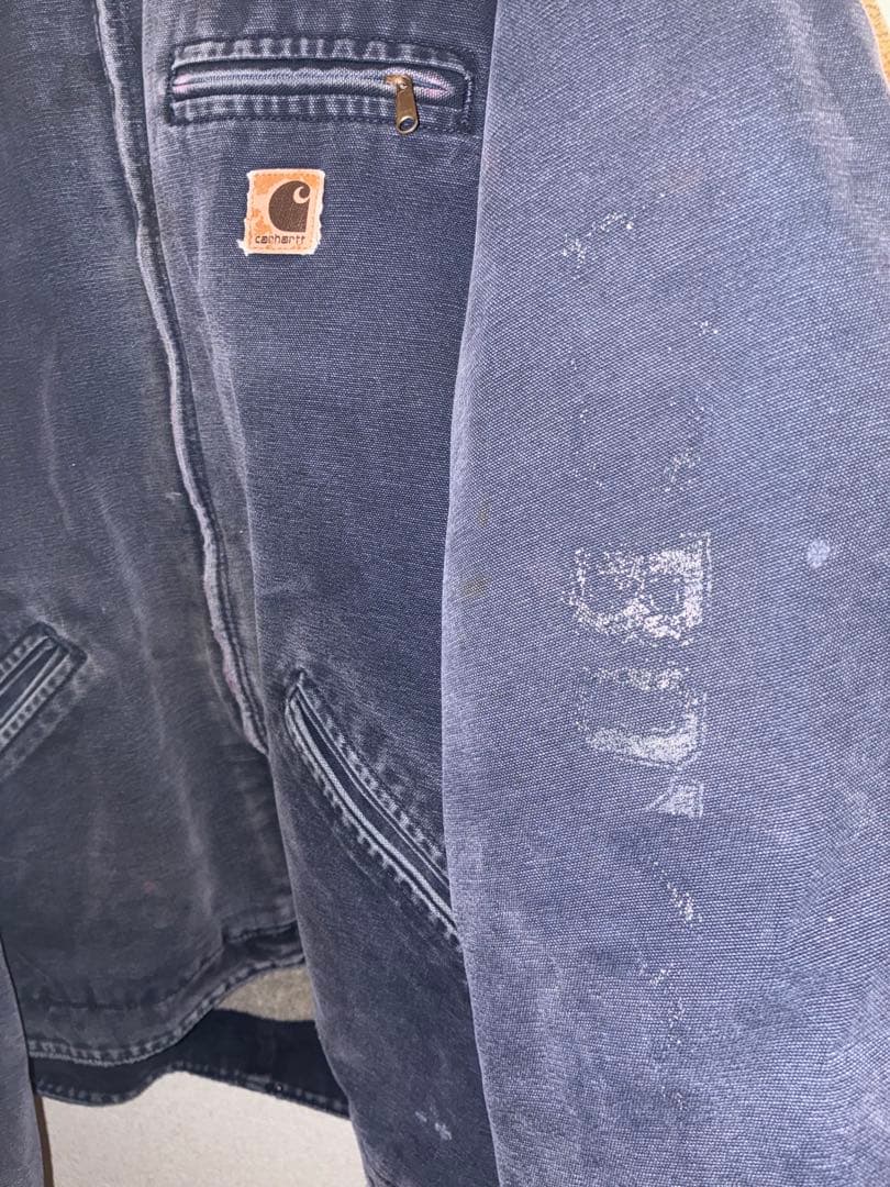 Carhattt アクティブジャケット　ダークネイビー　フェード