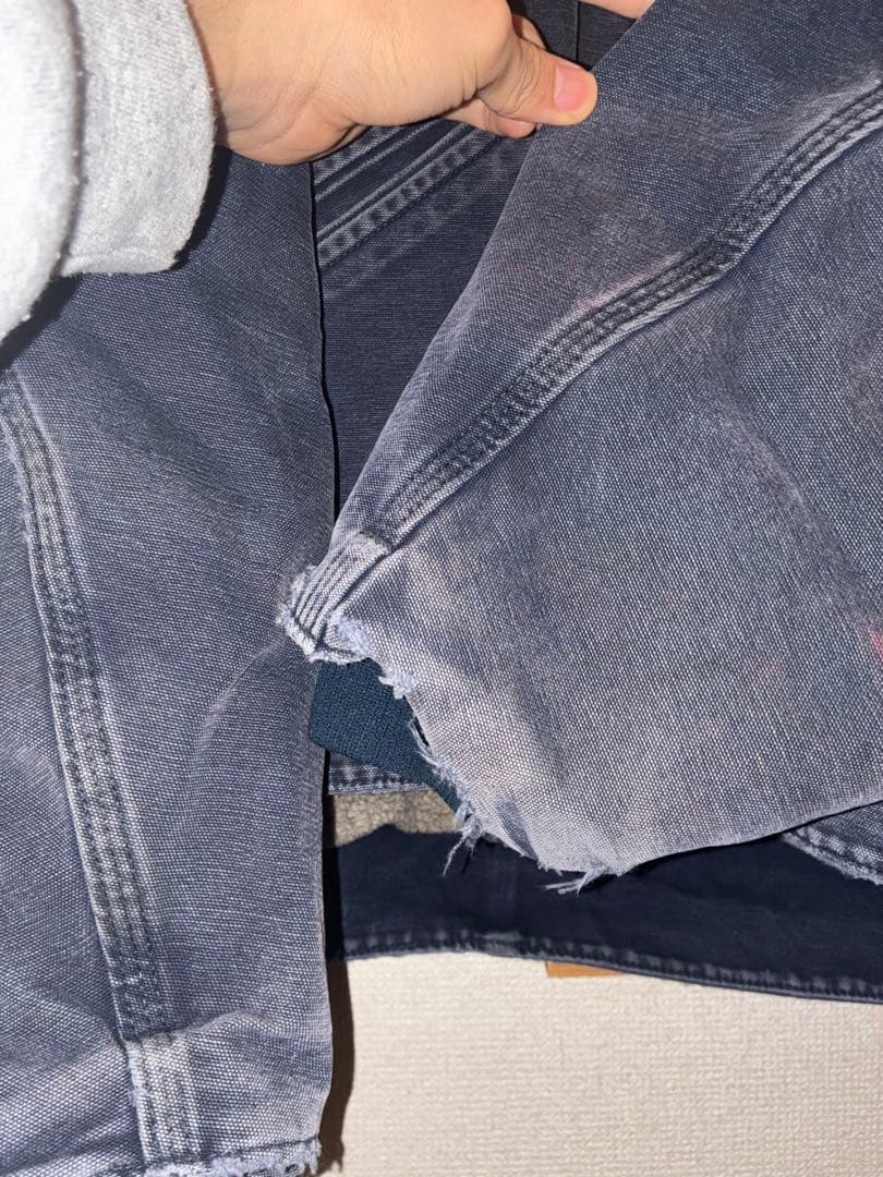 Carhattt アクティブジャケット　ダークネイビー　フェード