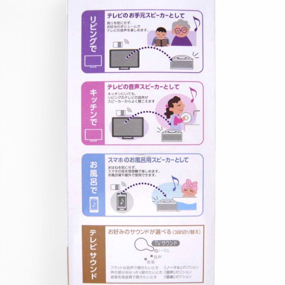 【未使用品】TOSHIBAテレビ用スピーカー TY-WSD11-W