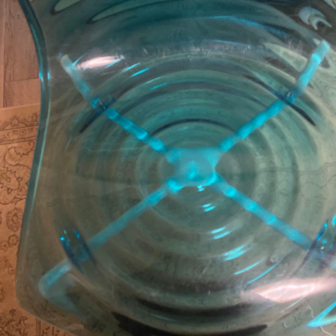 イタリア製　カリガリス L'EAU アクリルチェア　ブルー