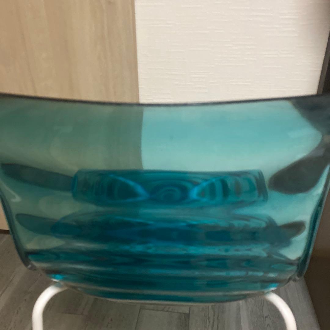 イタリア製　カリガリス L'EAU アクリルチェア　ブルー