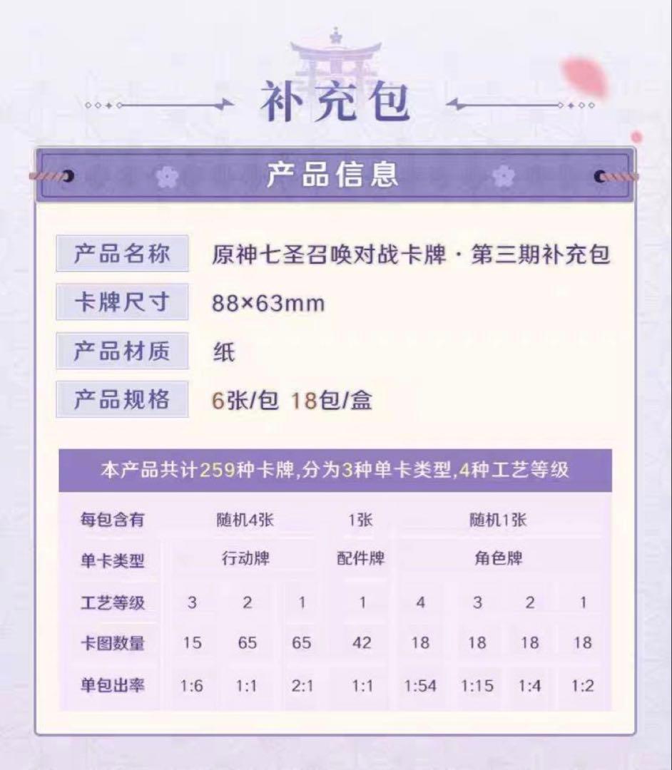 公式正規品　原神　七聖召喚　対戦カード　2box 雷電将軍　八重神子　楓原万葉