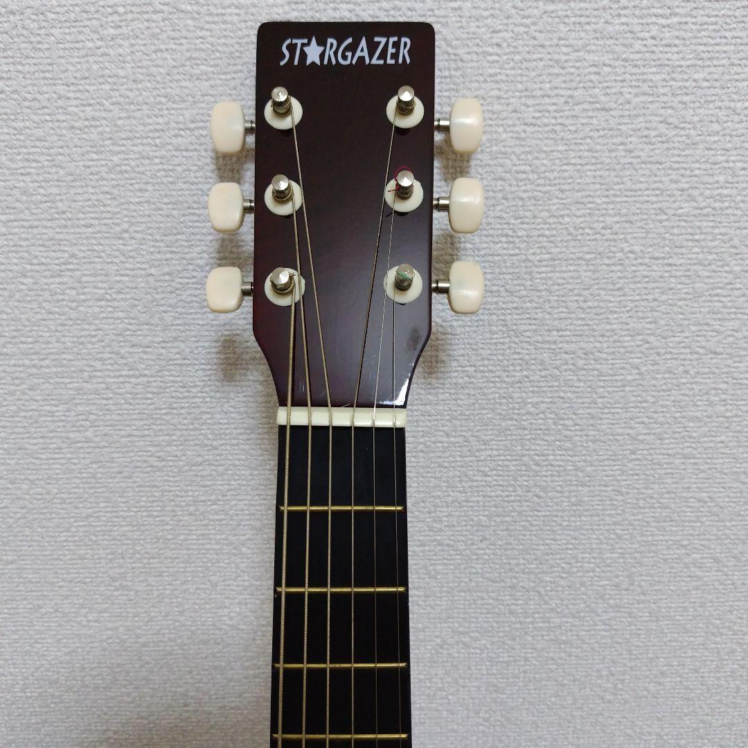 STARGAZER アコースティックミニギター レッド