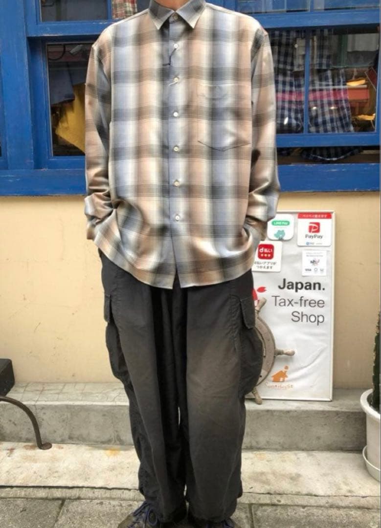 トップス AURALEE_SUPER LIGHT WOOL CHECK SHIRTS