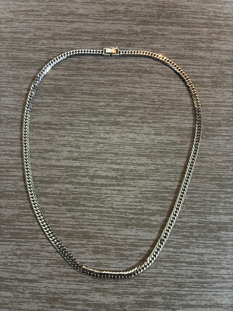 t*r様 pt850 喜平ネックレス 6面W 50cm 50.5g 美品 プラチ