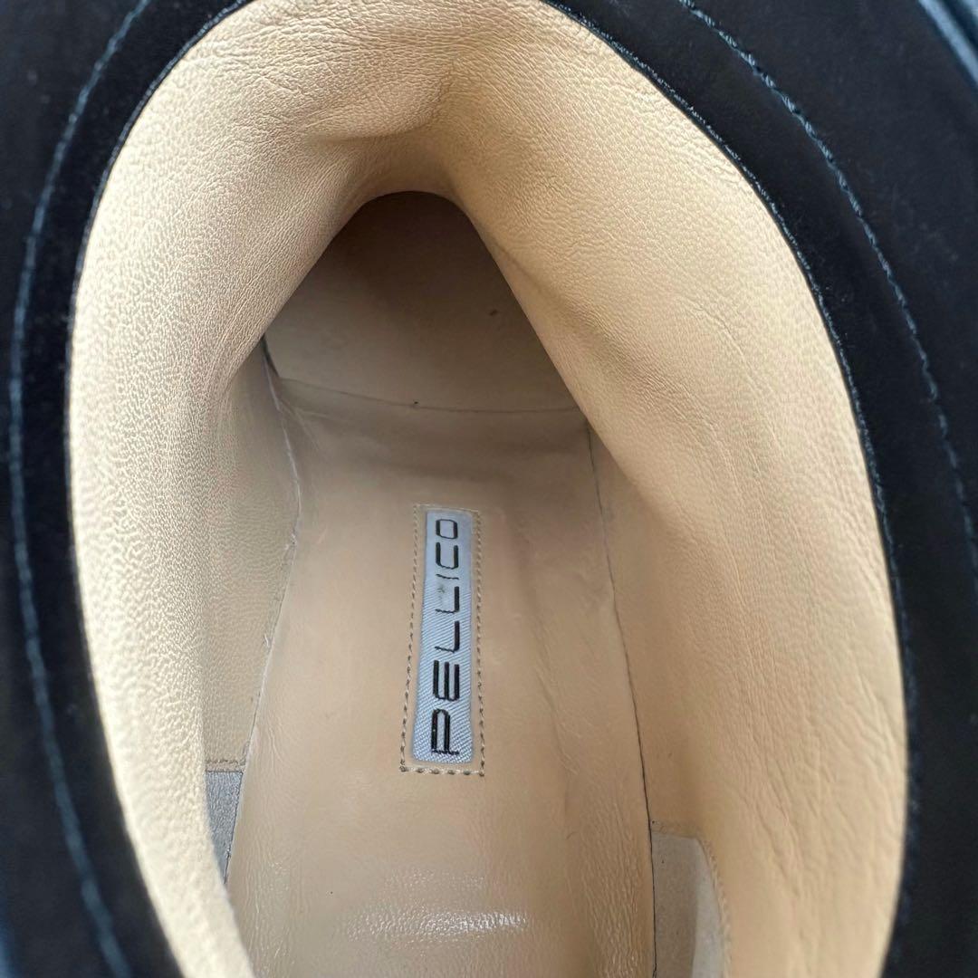 【未使用品】PELLICO ペリーコ 22cm　35 ブーツ　TAXI　黒