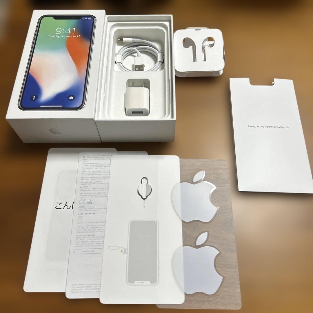 ジャンク品 iPhone X 64GB 一部付属品有り