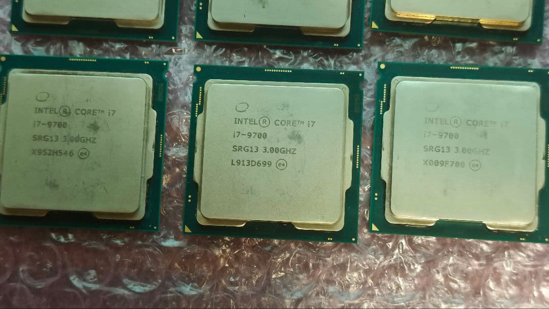 core i7 9700KF 9700K 9700 まとめ売り動作確認済み