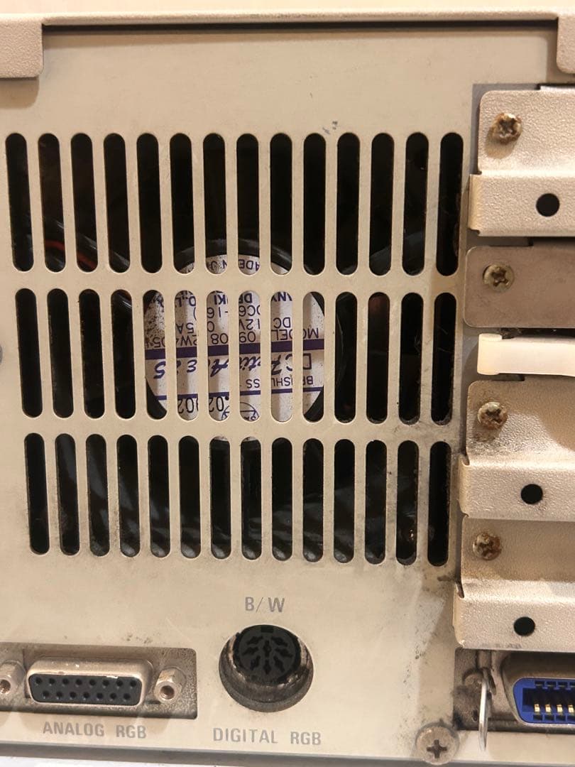 NEC PC-9801RX2 パーソナルコンピュータPC 本体 ケーブル4本付き