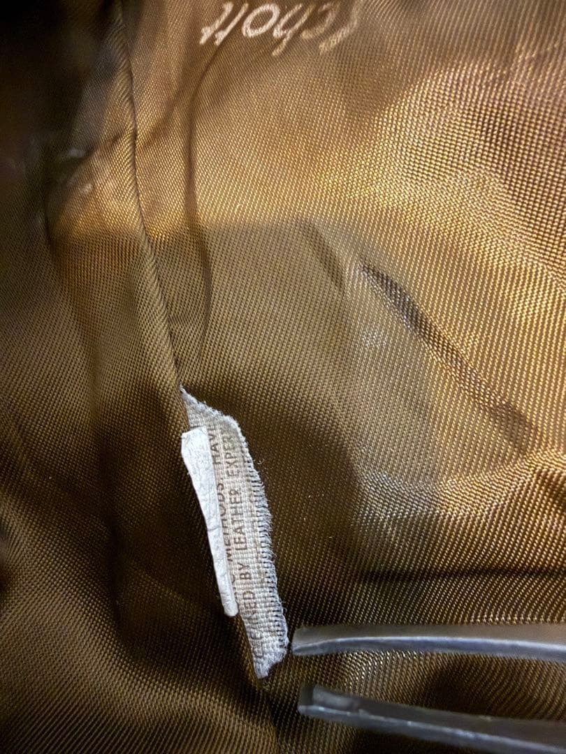 SCHOTT レザーフライトジャケット　A-2 G-1