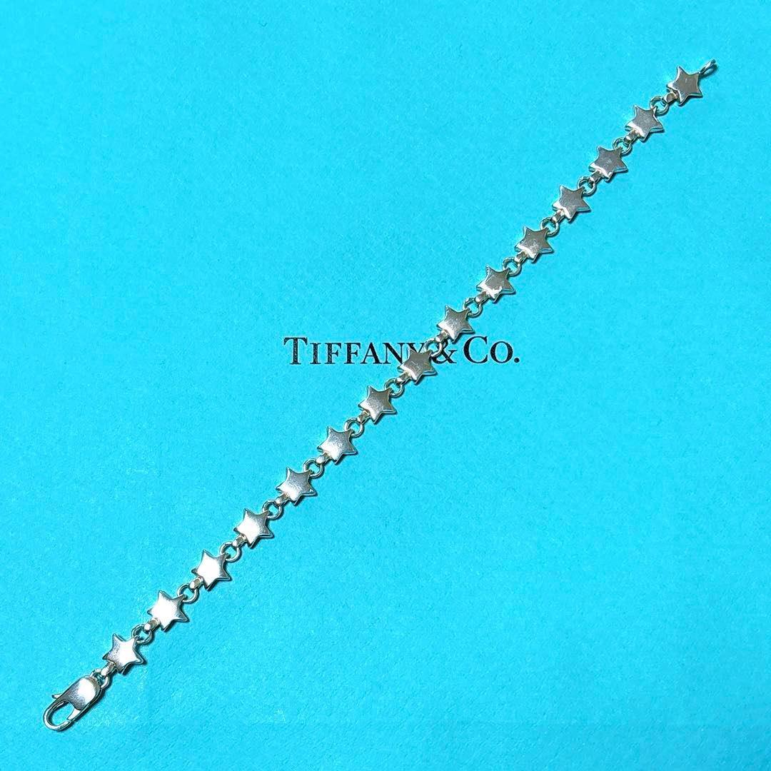 【美品】Tiffany ティファニー パフスター 星 ブレスレット925