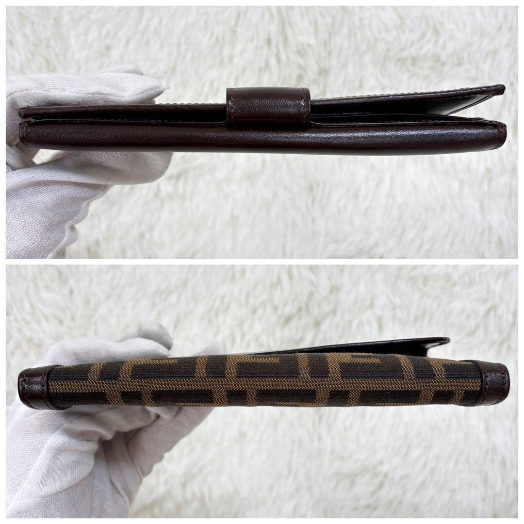 未使用級✨ FENDI フェンディ ズッカ柄 ロングウォレット 長財布 折り財布