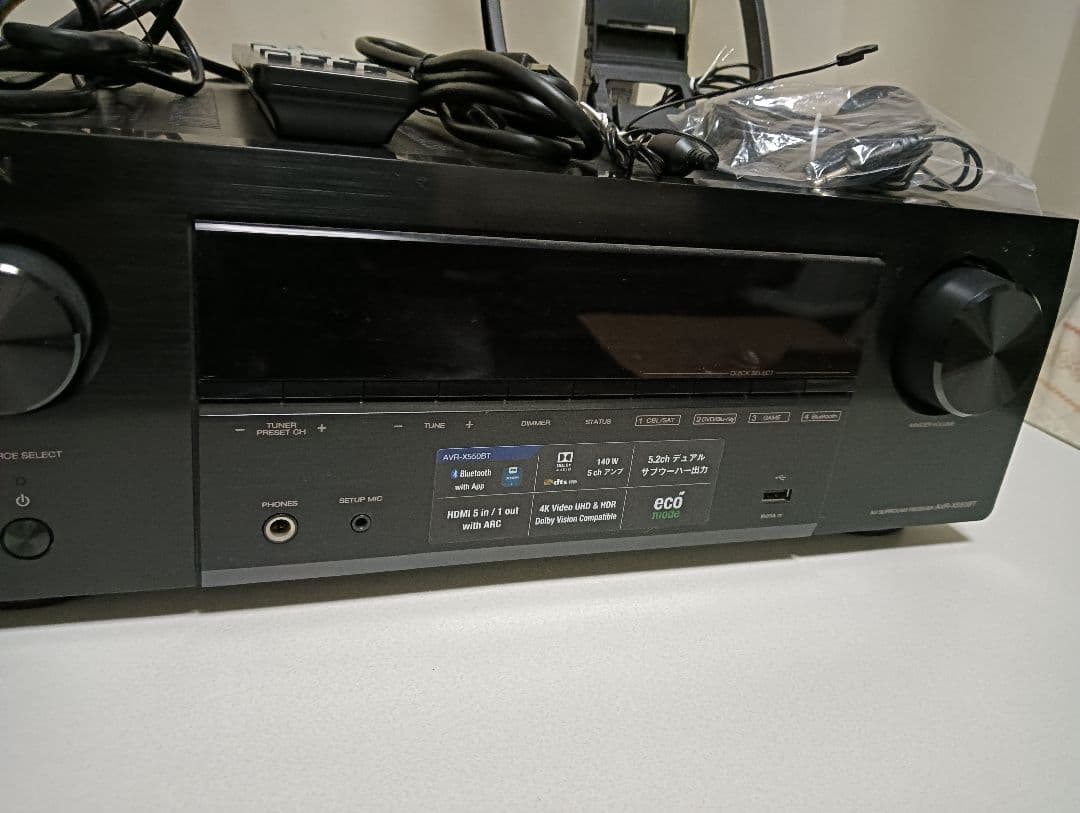 DENON AVR-X550BT 5.2ch AVレシーバー　元箱有り
