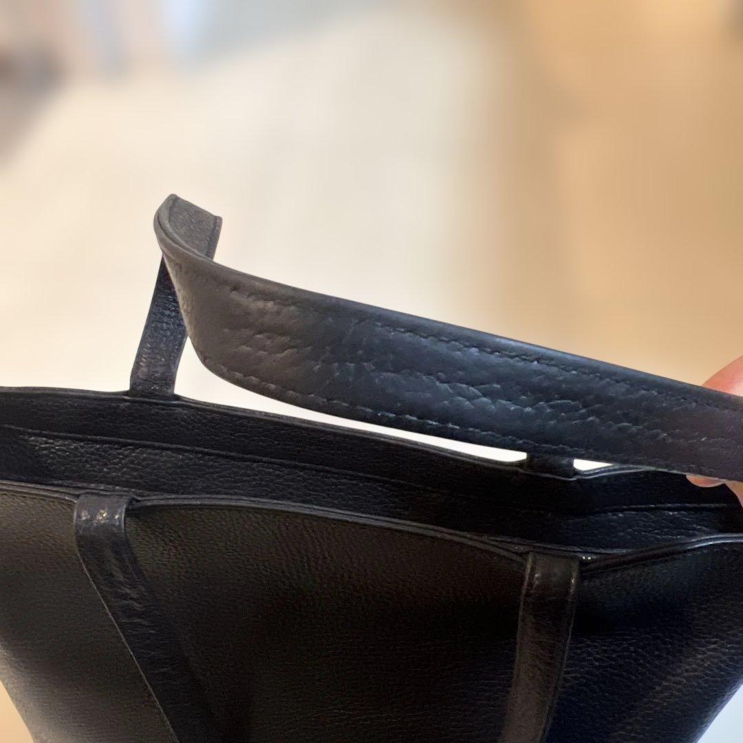 【1/4までセール中】HushTug ハッシュタグ レザートート ブラック