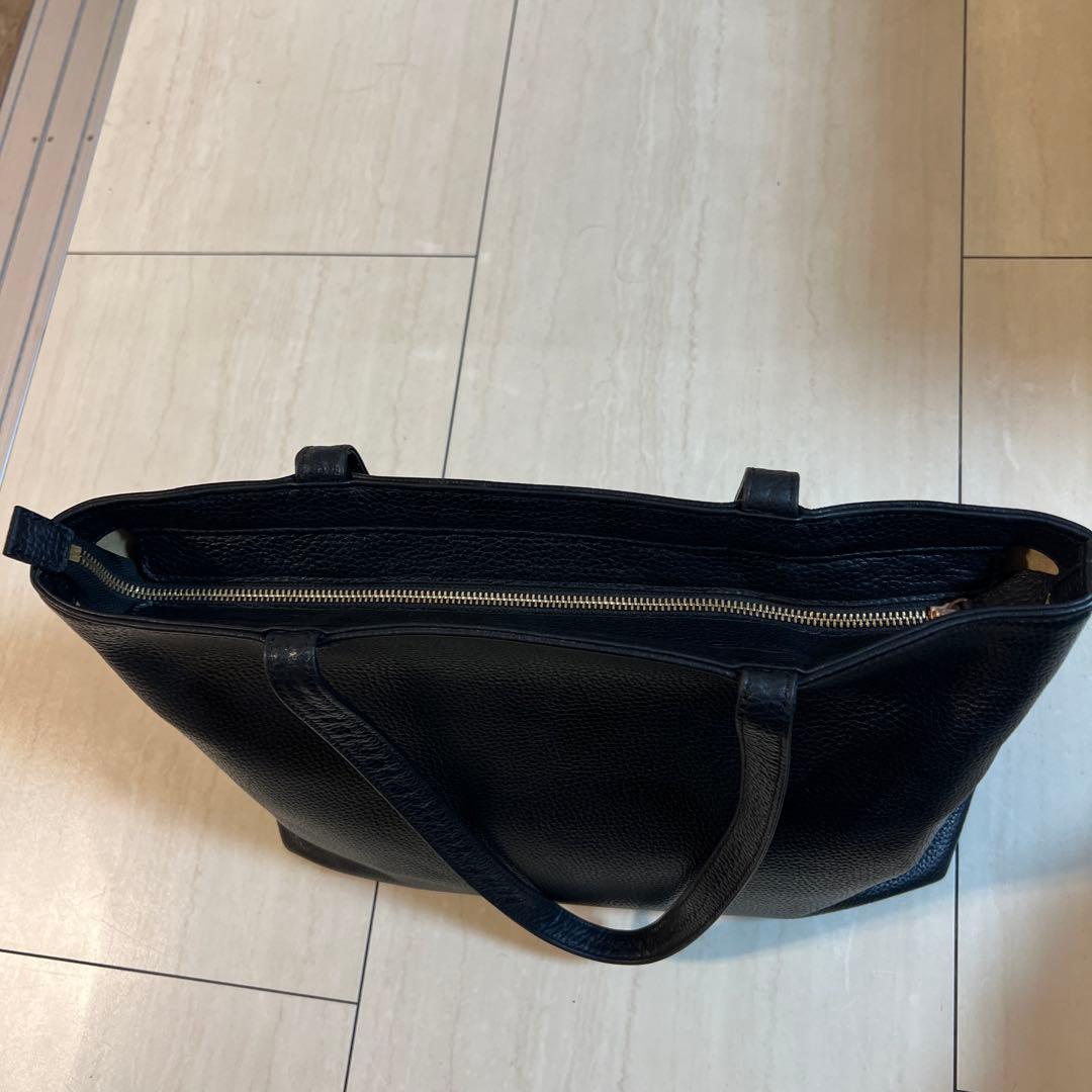 【1/4までセール中】HushTug ハッシュタグ レザートート ブラック