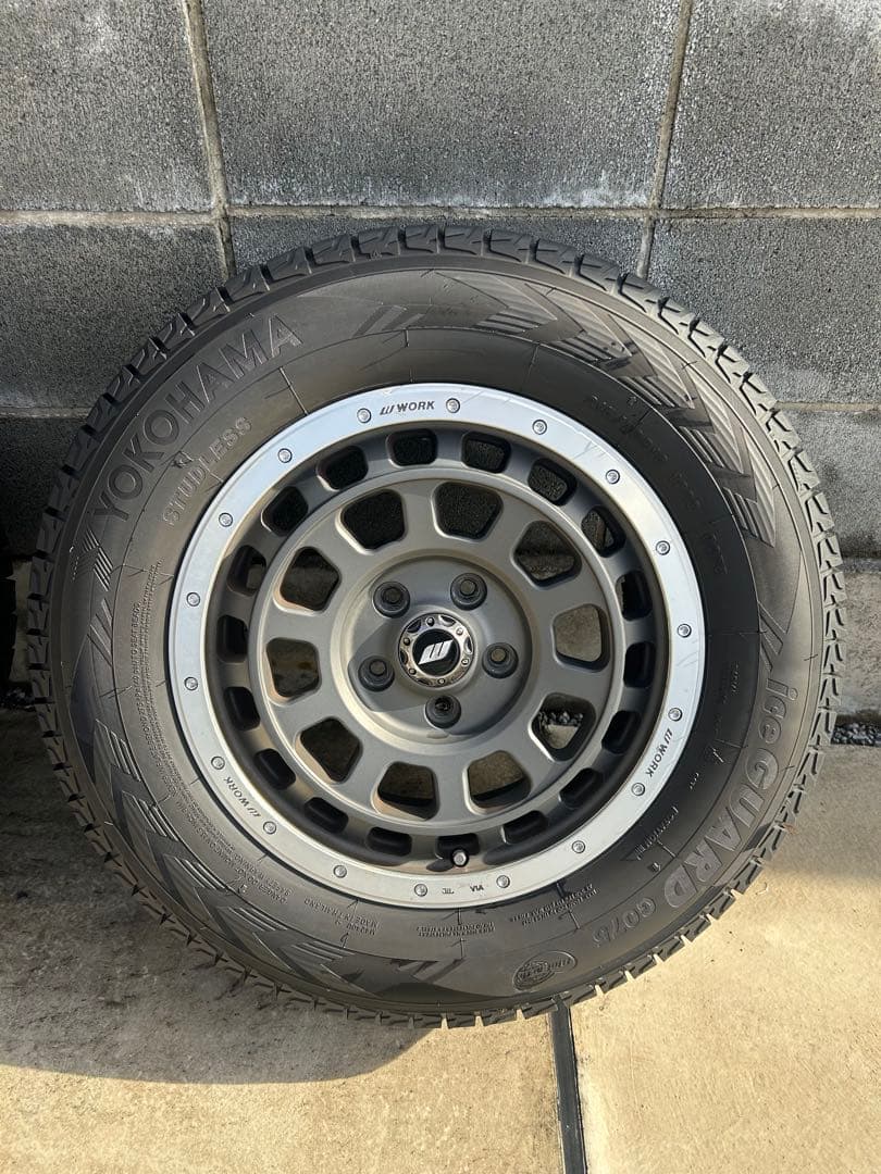 WORK クラッグ　16インチ スタッドレス　ホイールセット アイスガード