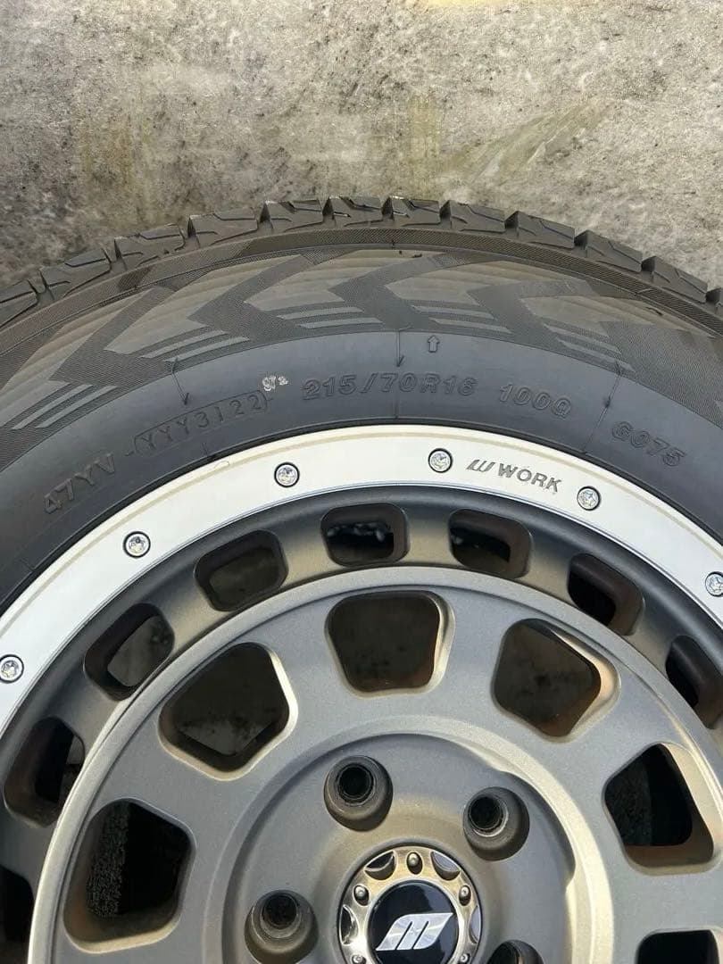 WORK クラッグ　16インチ スタッドレス　ホイールセット アイスガード