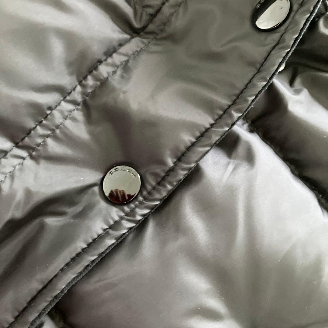 クリーニング済み2回着COACHダウンベスト【XS】検黒'