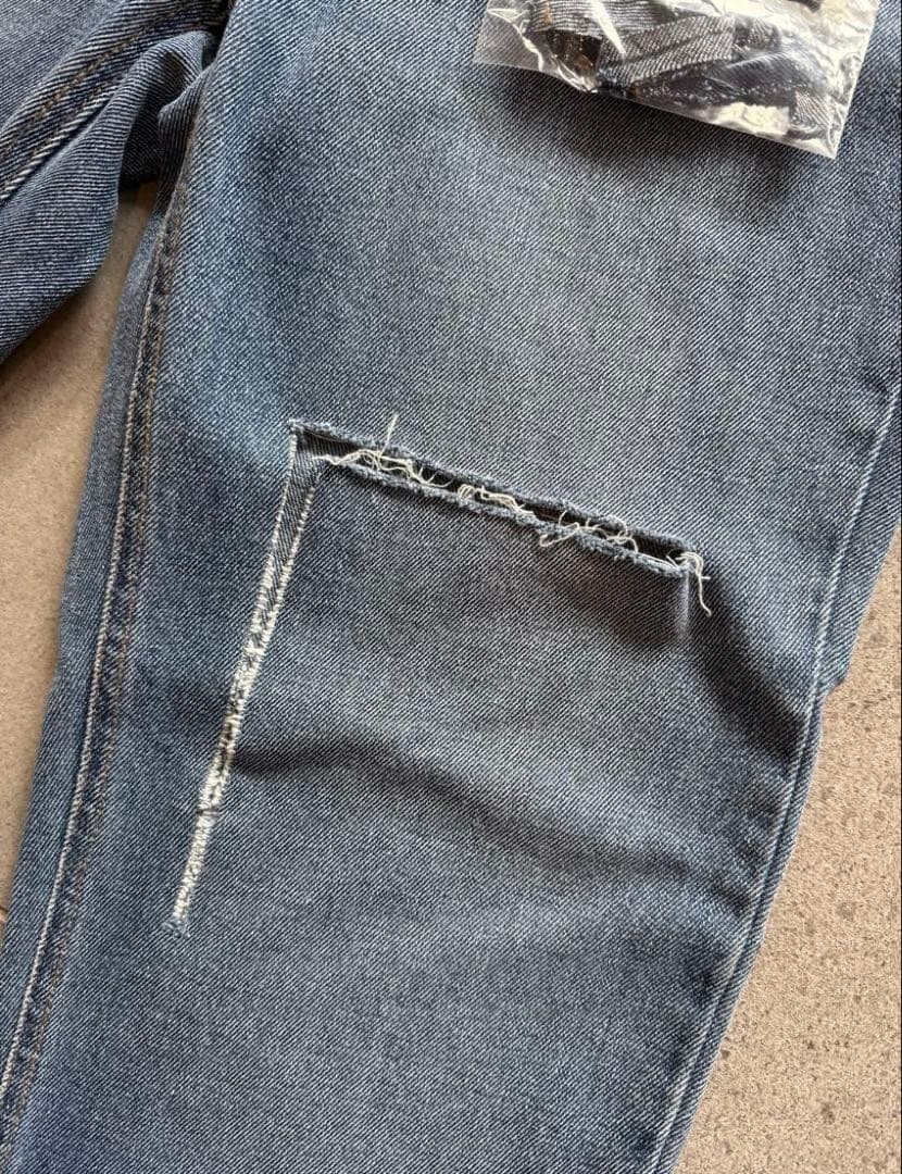 Rokh ロク ダメージ フレア デニムパンツ 未使用