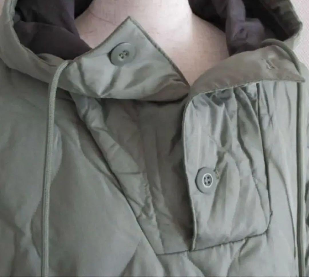 TAION ダウンフーディ XSサイズ ダークセージグリーン　ユニセックス