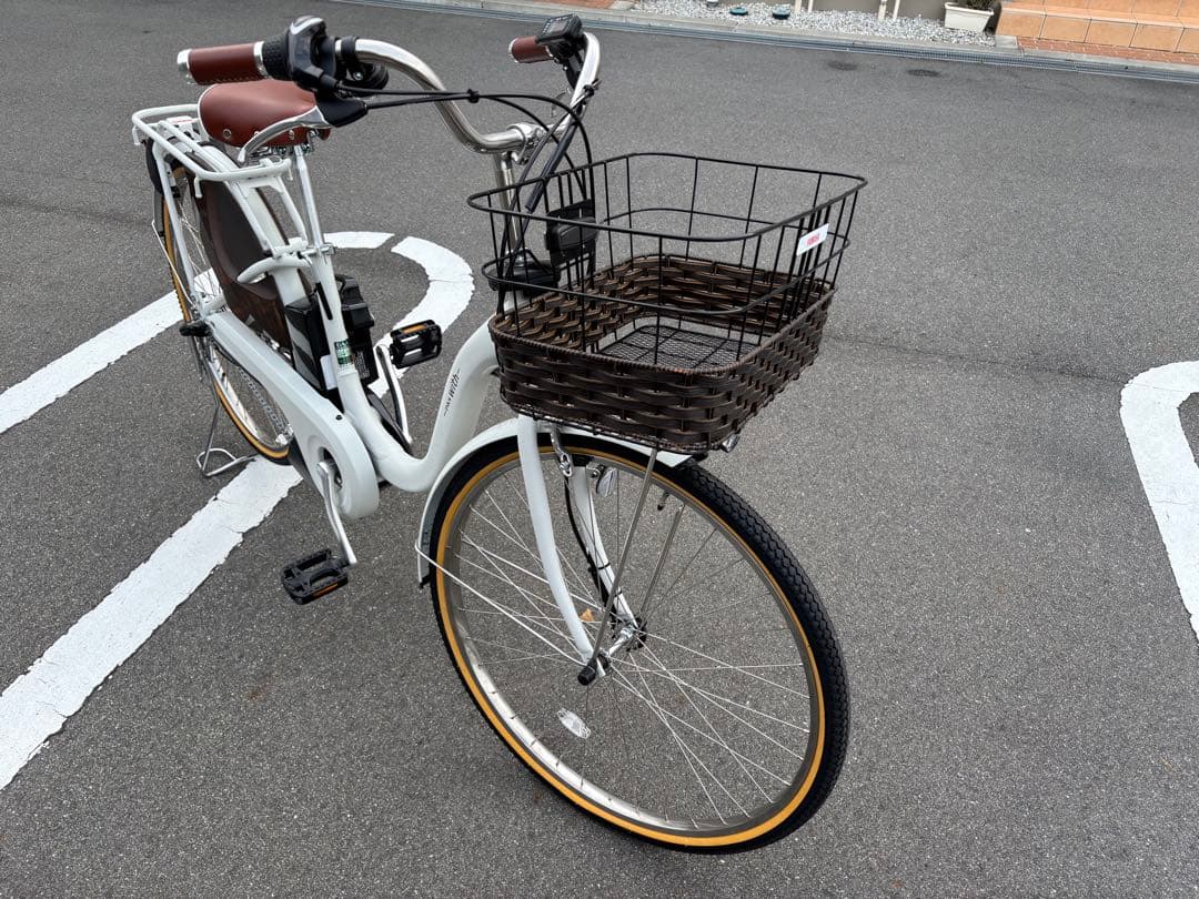 YAMAHA PAS with 26インチ電動アシスト自転車 前カゴ付き