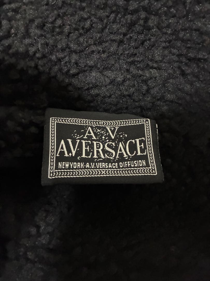 レ*ン様 ★A.VERSACE ベンチコートブラックアウター