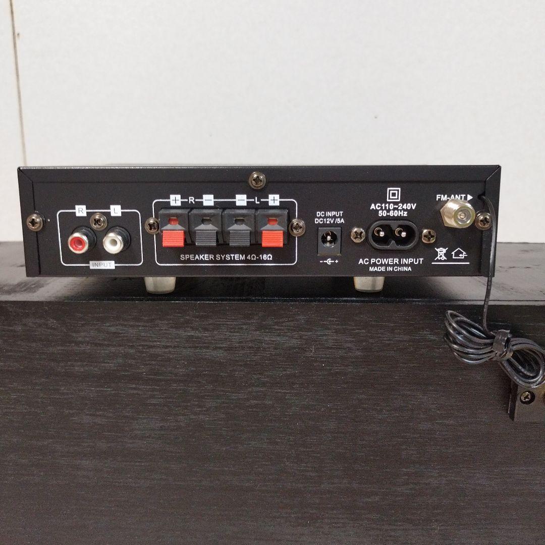 4インチ2way 新設計ロ―ド2ホ―ンスピーカ―、Bluetoothアンプ FM