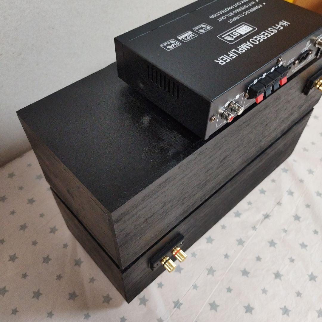 4インチ2way 新設計ロ―ド2ホ―ンスピーカ―、Bluetoothアンプ FM