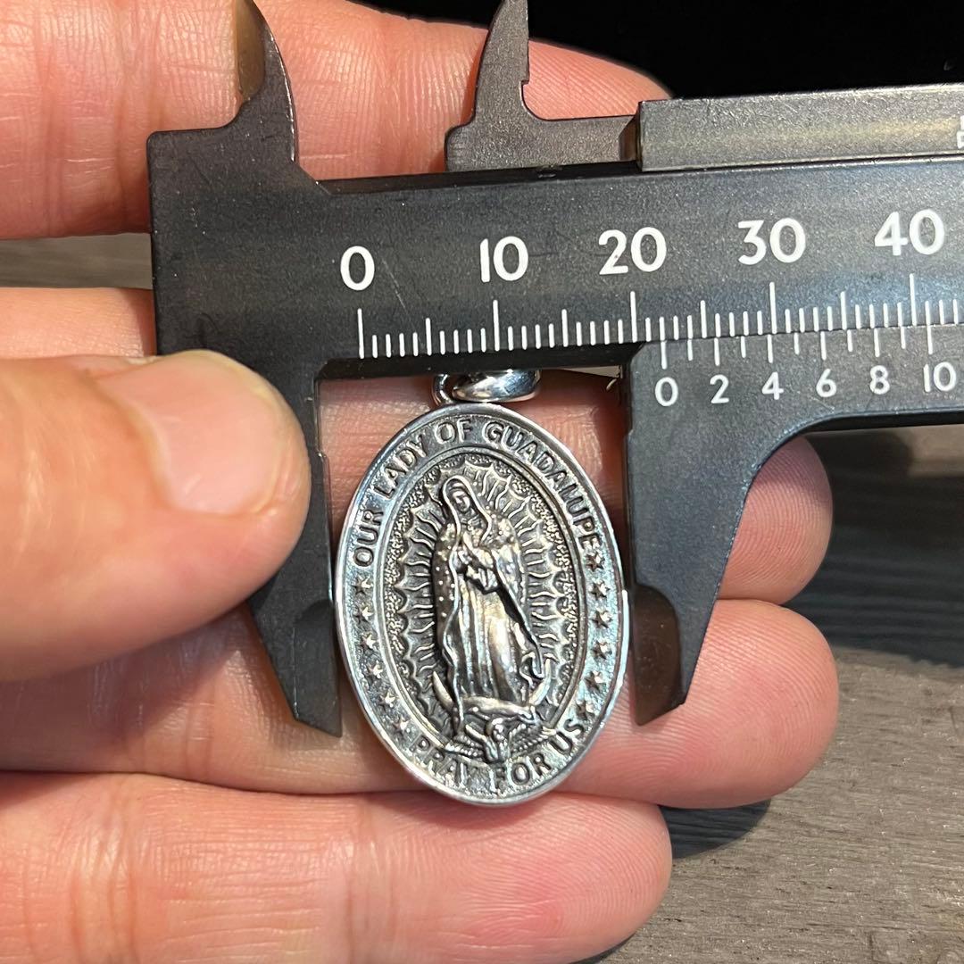 3D(立体)彫刻マリアメダルネックレス｜Silver925｜シルバー925