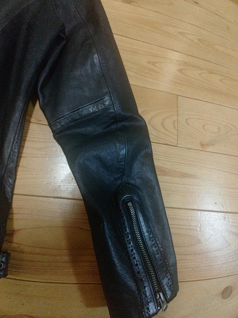 j*n様 ナノユニバース 馬革 ホースレザージャケット シングルライダース