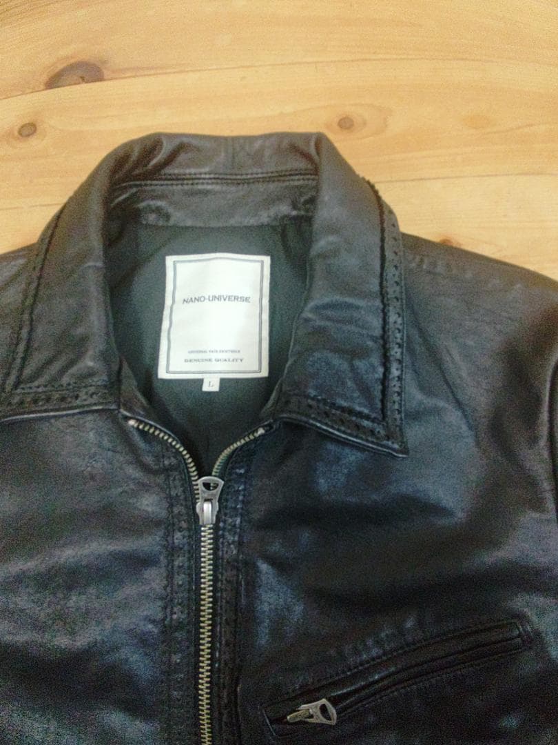 j*n様 ナノユニバース 馬革 ホースレザージャケット シングルライダース