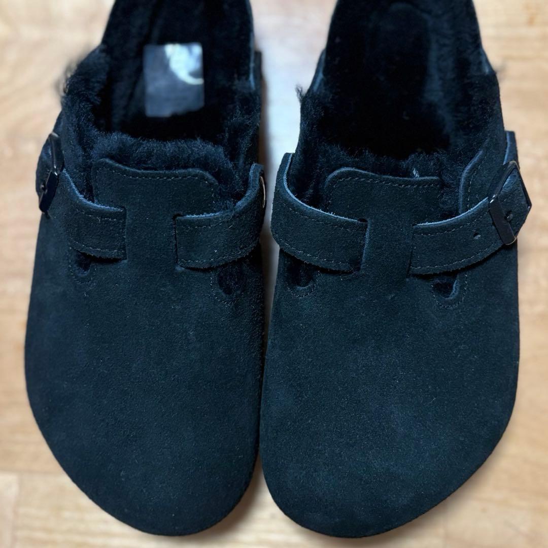 希少　ビルケンシュトック　ボストンシアリング　レギュラー　23cm ブラック