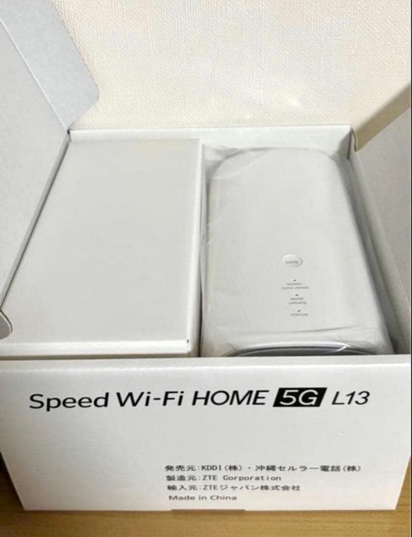 ★新品未使用品★ Speed Wi-Fi  5G L13 ホームルーター