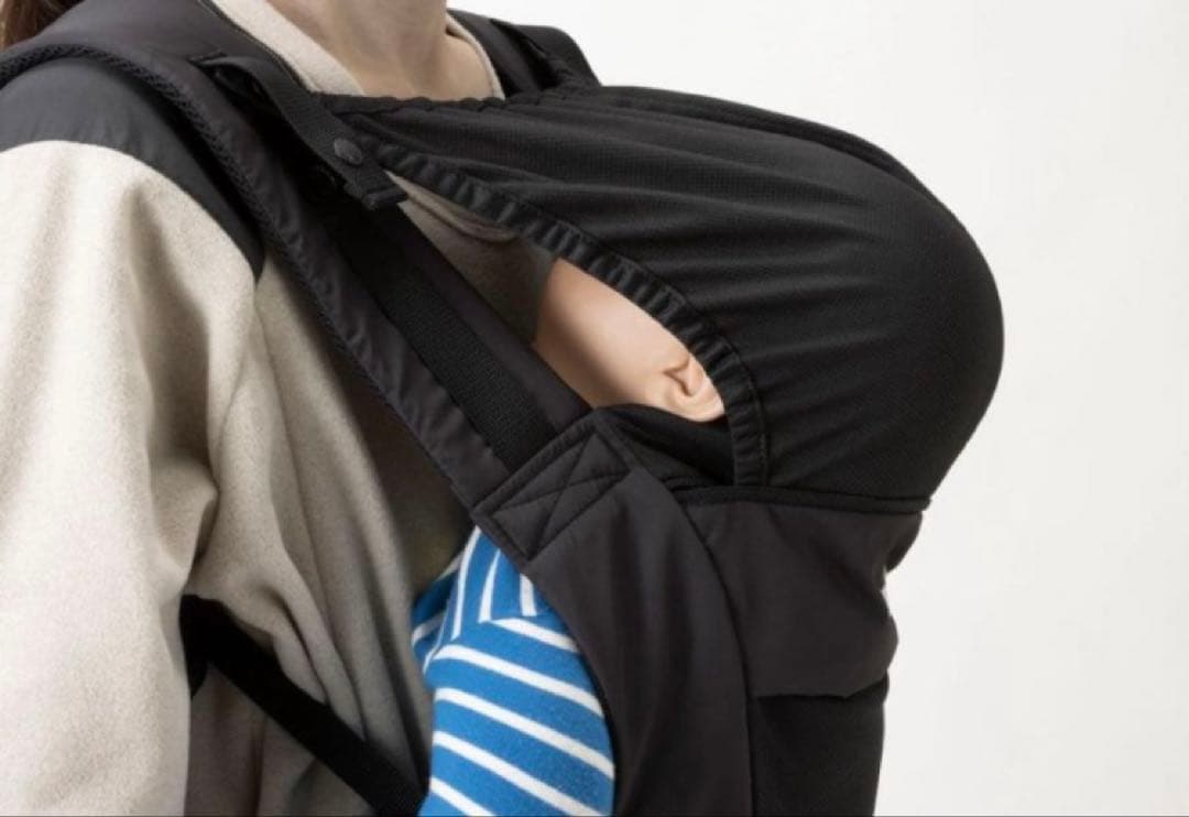 ノースフェイス ベビーコンパクトキャリア 抱っこひも NMB82150 黒 中古